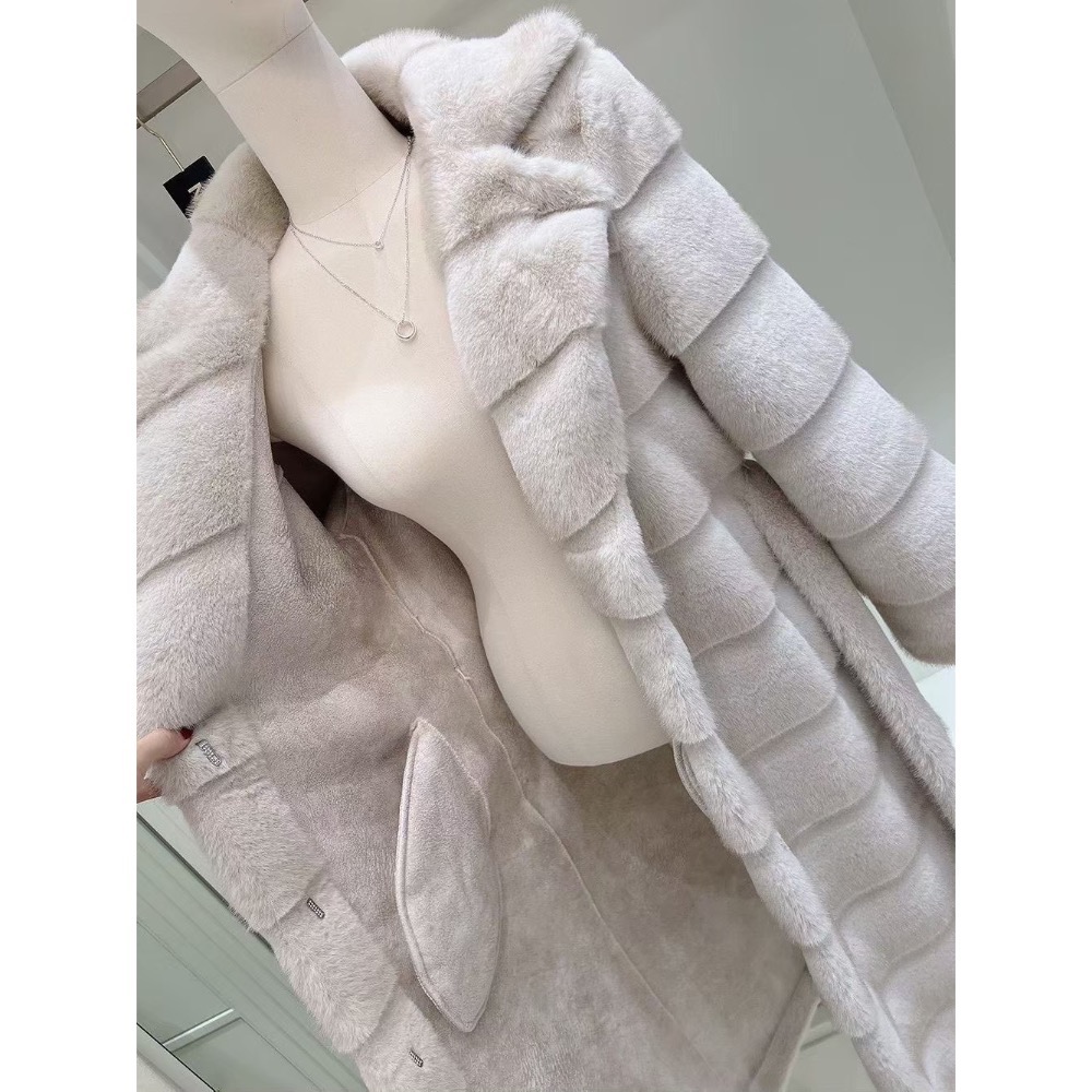 正韓國✨毛茸茸的性感大衣🧥-細節圖8