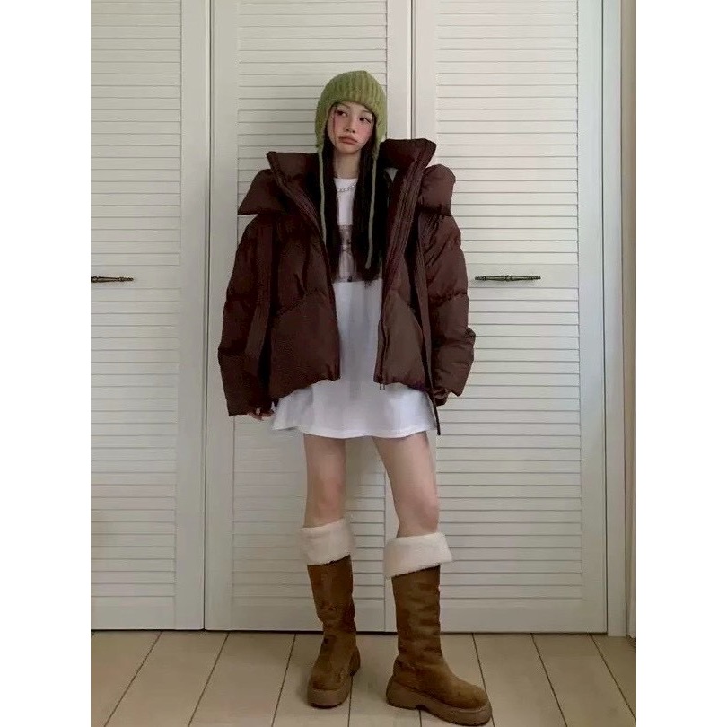 😚熊寶寶耳朵羽絨外 💰暖暖包覆感💖-細節圖7