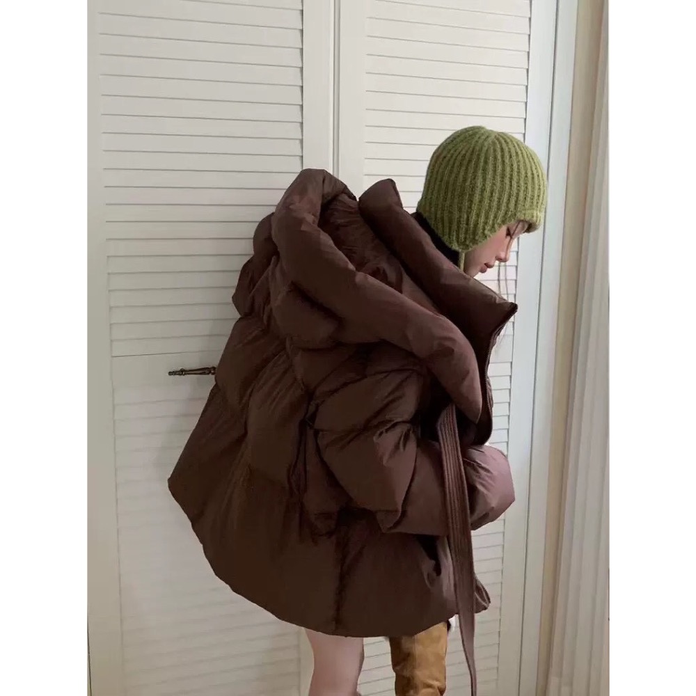 😚熊寶寶耳朵羽絨外 💰暖暖包覆感💖-細節圖8