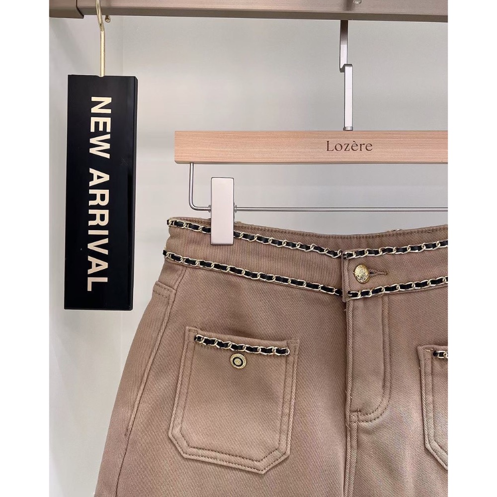 正韓秋冬新品，質感練邊短褲-細節圖10