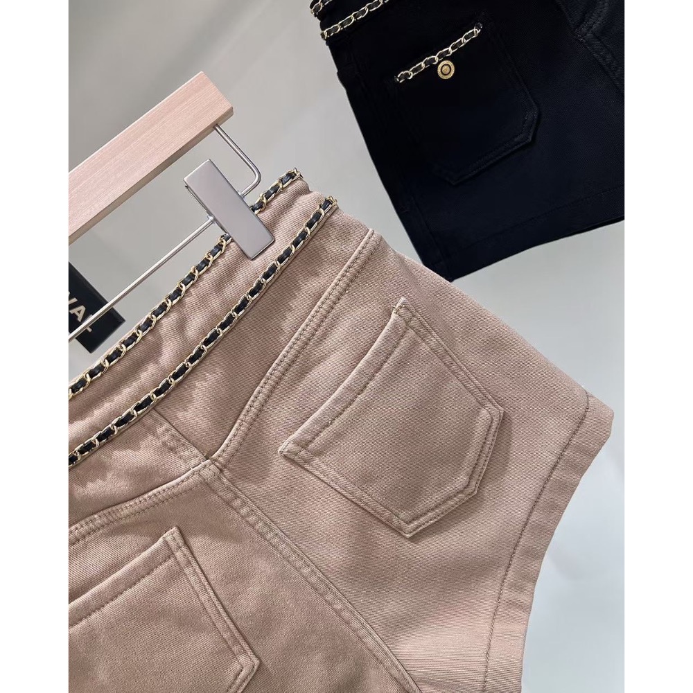 正韓秋冬新品，質感練邊短褲-規格圖11