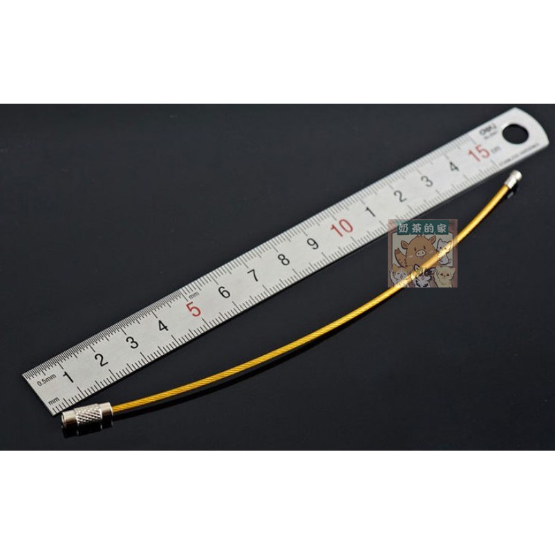 【買一送一】不鏽鋼鑰匙圈 索鑰匙圈 不鏽鋼 吊飾 吊牌 彩色鋼索鑰匙圈 多功能鋼索環 行李牌吊繩  小紅書同款 生日禮物-細節圖6