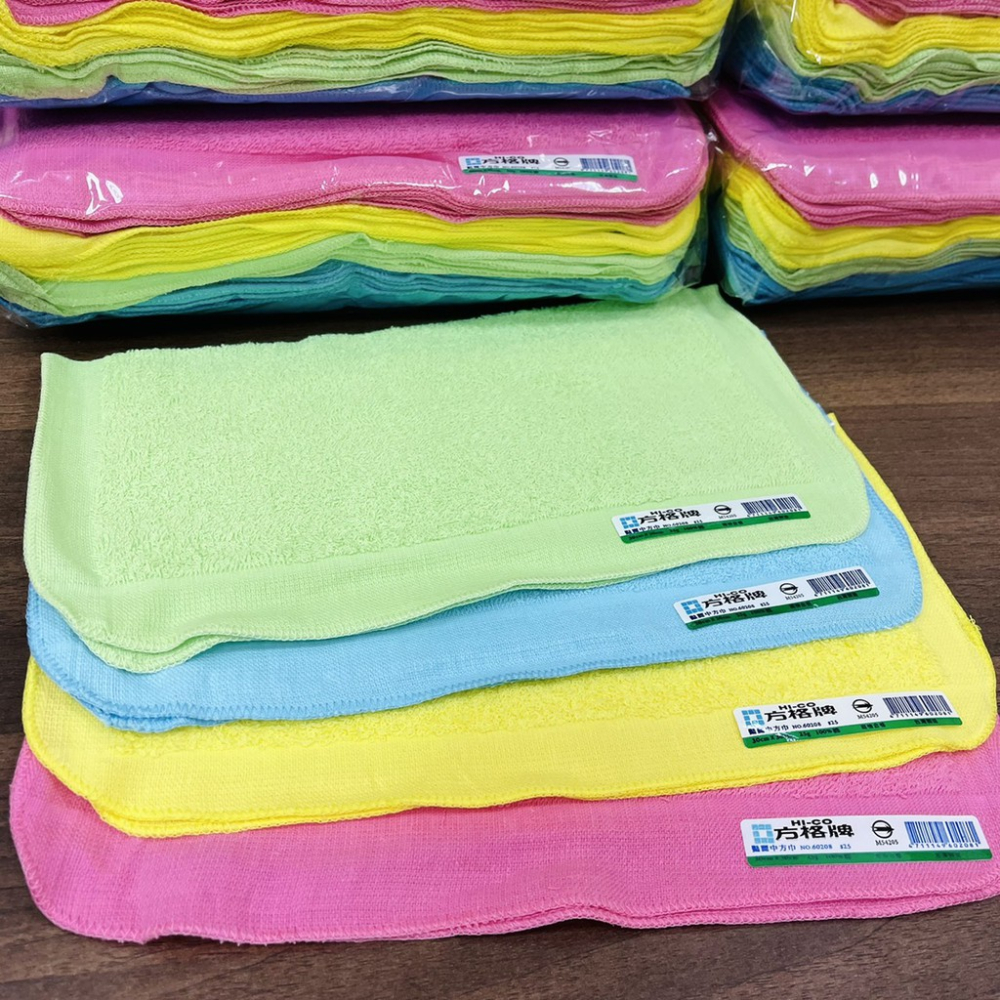 台灣製 方巾 檢驗合格 素色純棉毛巾 艷麗中方巾 毛巾 含發票 (廟會 陣頭 美容美髮 擦拭巾)桌 小紅書同款 生日禮物-細節圖4