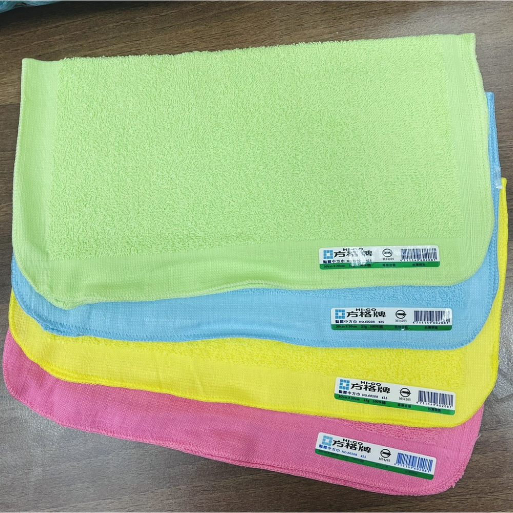 台灣製 方巾 檢驗合格 素色純棉毛巾 艷麗中方巾 毛巾 含發票 (廟會 陣頭 美容美髮 擦拭巾)桌 小紅書同款 生日禮物-細節圖5
