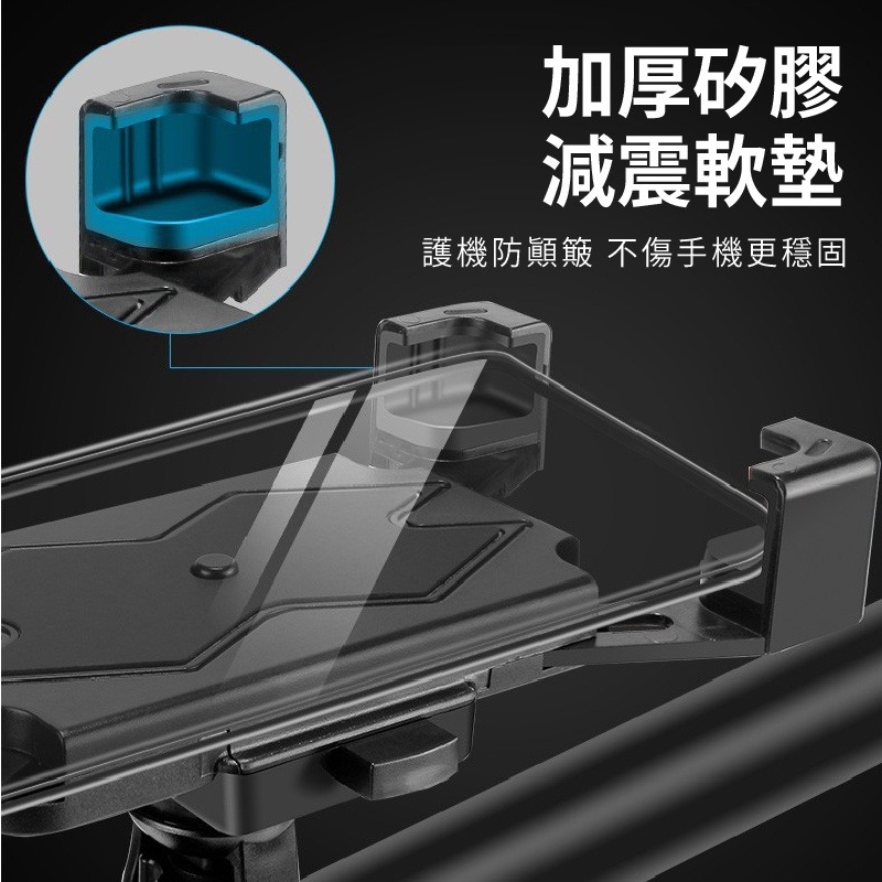 機車手機架防震 車用手機支架 摩托車手機架機車 自行車  電動車 後照鏡手機架機車 鷹爪手機支架  小紅書同款 生日禮物-細節圖4