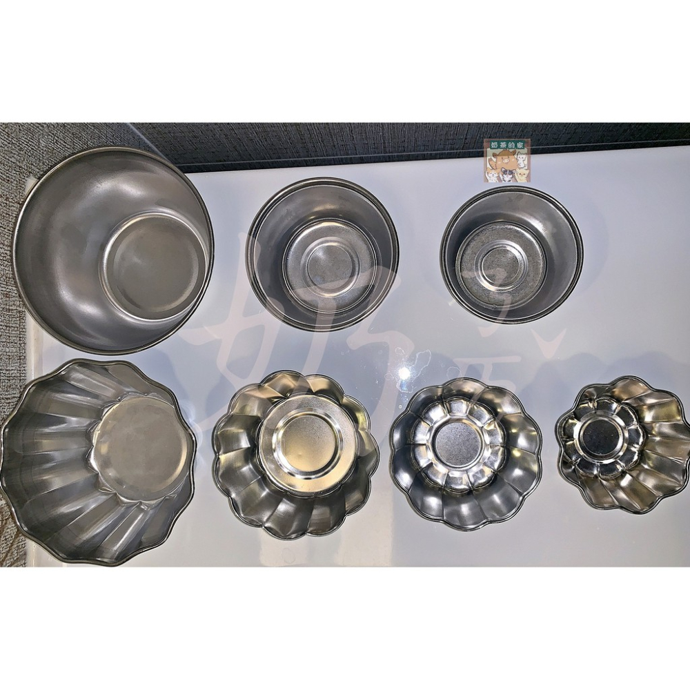 304 梅花形不銹鋼蛋糕模 圓形不銹鋼蛋糕模 布丁模 蛋糕杯 布丁杯 小紅書同款 小紅書同款 生日禮物-細節圖5