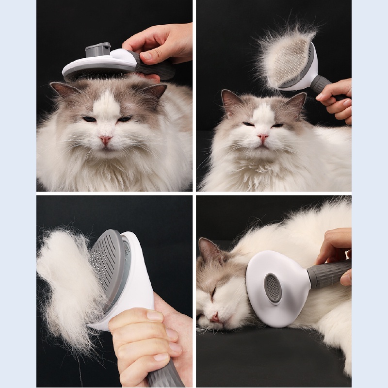 寵物除毛針梳 一鍵快速清毛不打結 除毛寵物針梳 寵物梳 寵物梳子貓狗梳子除毛刷 除毛刷 寵物用品  小紅書同款 生日禮物-細節圖8