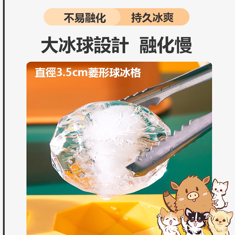 製冰盒  製冰模具 冰球 冰塊盒 安全衛生 附蓋製冰模具 復古風製冰盒 製冰塊 冰球盒 附蓋製冰盒 小紅書同款 生日禮物-細節圖3
