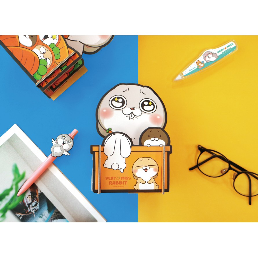 置物架 好想兔 收納部屋 收納盒 桌面遙控器收納盒 化妝品收納盒 筆筒 文具盒 收納架 辦公 學生 小紅書同款 生日禮物-細節圖8