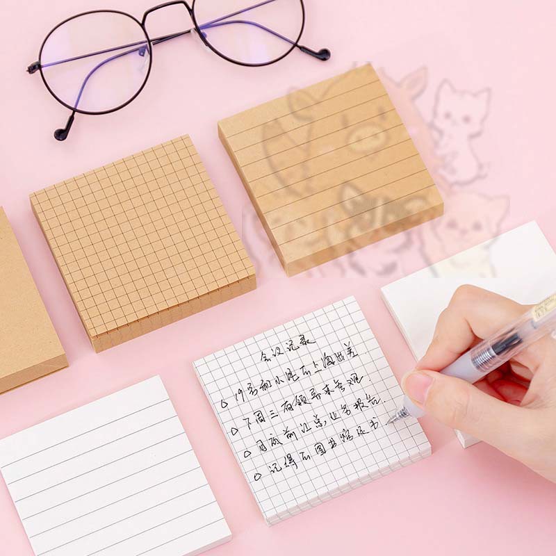 N次貼 便利貼 自黏性便條紙 計事貼 便簽 便條紙 備忘錄 貼紙 螢光 創意便利貼 80張便利貼便 小紅書同款 生日禮物-細節圖2