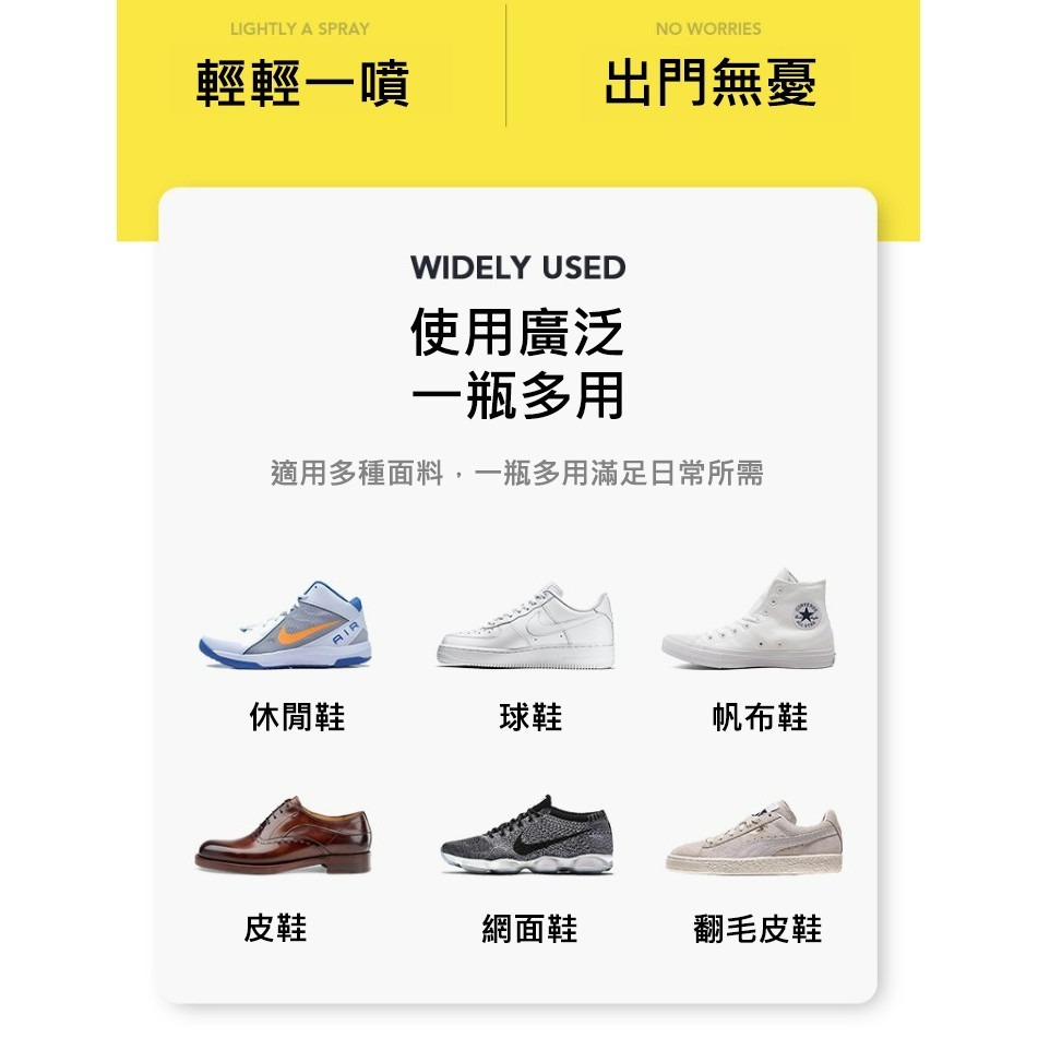 🔥奈米防水🔥【含發票】防水噴霧 球鞋噴霧 白鞋噴霧 雨天 防汙 小白鞋 噴霧 清潔劑 防油防汙 小紅書同款 生日禮物-細節圖6