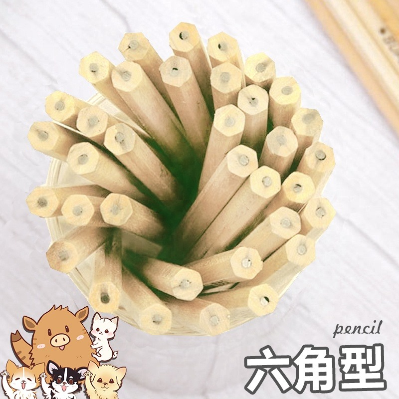 鉛筆 原木鉛筆 原木六角鉛筆【台灣現貨】六角鉛筆 木頭鉛筆 三角鉛筆 文具用品 HB鉛筆 文具鉛筆 小紅書同款 生日禮物-細節圖8