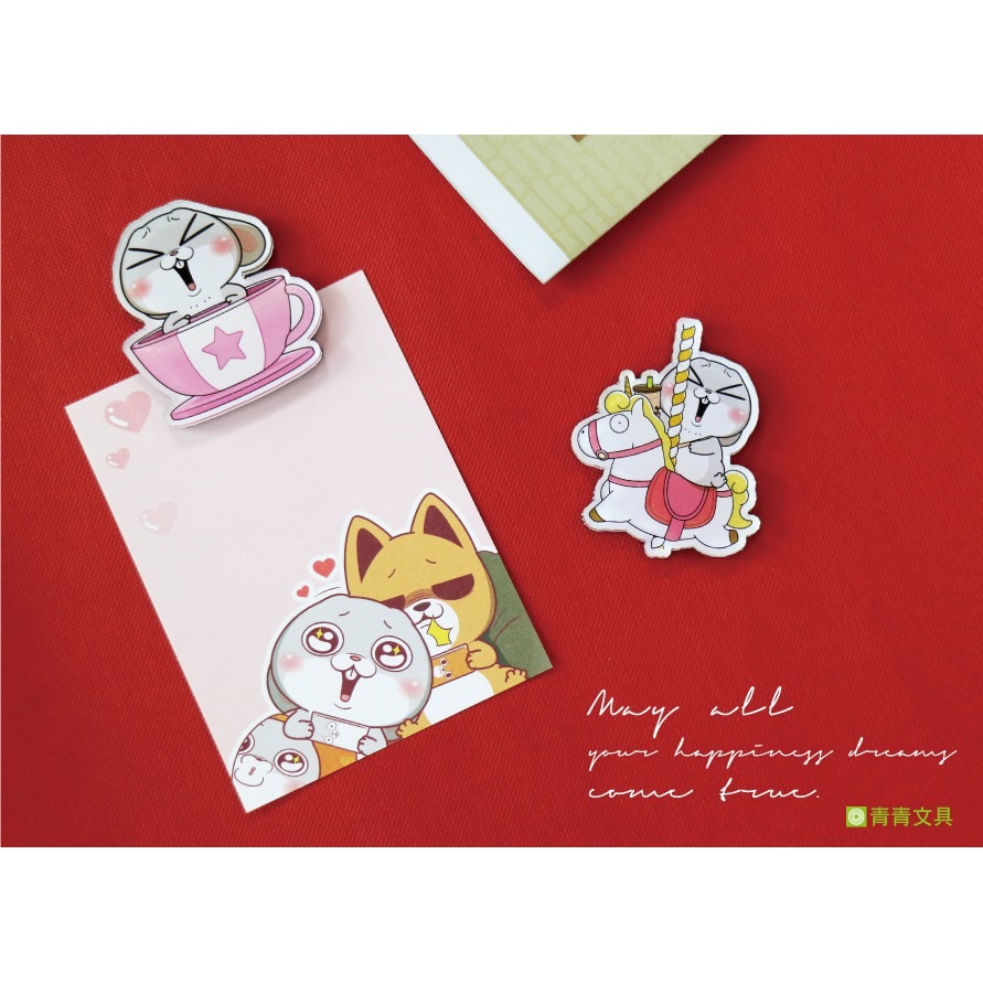 創意磁鐵 好想兔 強力磁鐵 強磁 磁扣 可愛磁鐵 辦公 辦公室小物 冰箱磁吸 教學 白板 貨架 冰 小紅書同款 生日禮物-細節圖6