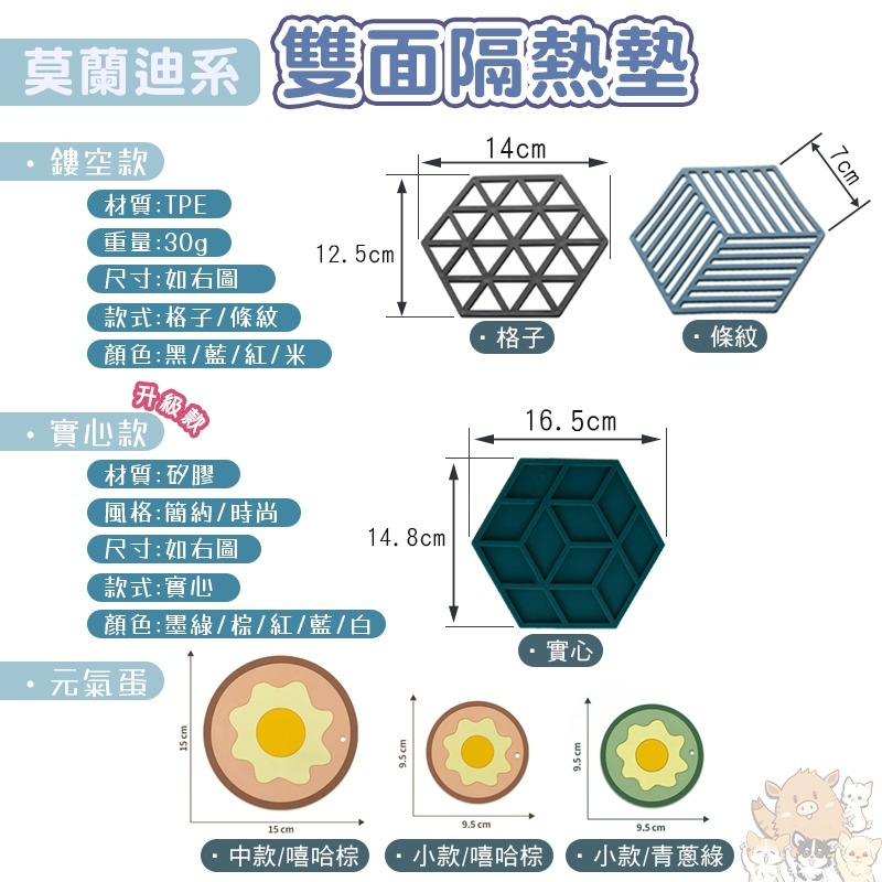 六角隔熱墊 莫蘭迪色 幾何隔熱墊 杯墊 防燙鍋墊 矽膠耐高溫隔熱墊 防滑 防燙墊 北歐風 餐桌墊  小紅書同款 生日禮物-細節圖2