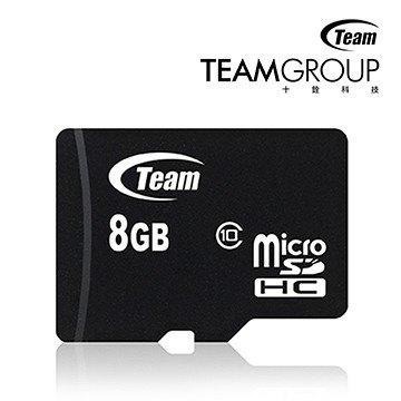 《SUNLINK》十銓 Team 8G 8GB microSD TF C10 記憶卡 (無轉卡)