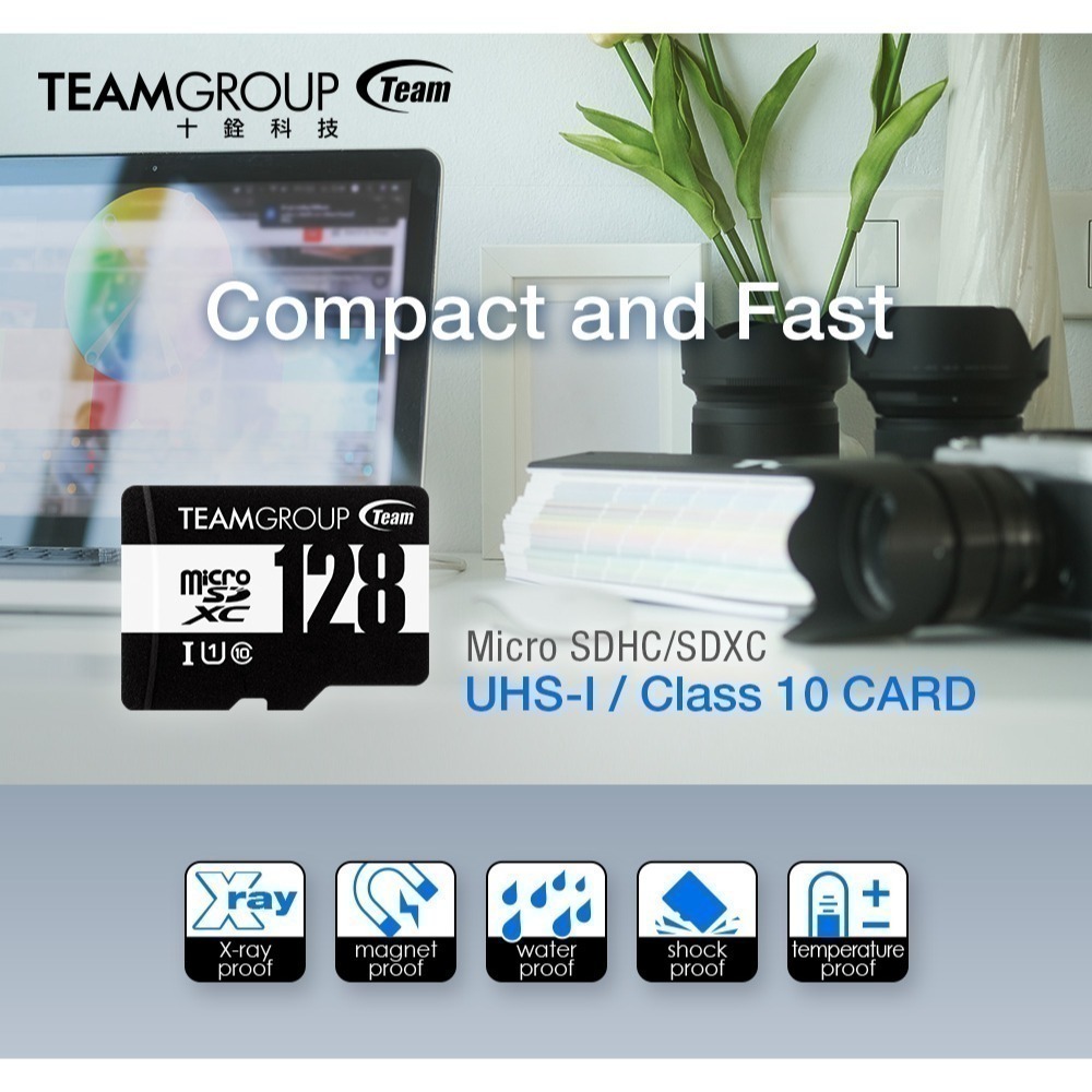 《SUNLINK》Team 十銓 32G 32GB 100MB/s 500X microSD TF C10 記憶 有轉卡-細節圖3