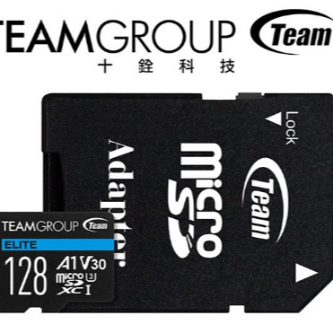 《SUNLINK》◎公司貨 終身保固◎Team 十銓 128GB SDXC U3 V30 A1 超高速記憶卡