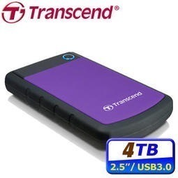 《sunlink》TRANSCEND 25H3P 4TB 4T 創見 2.5吋 USB 軍規防震 行動硬碟