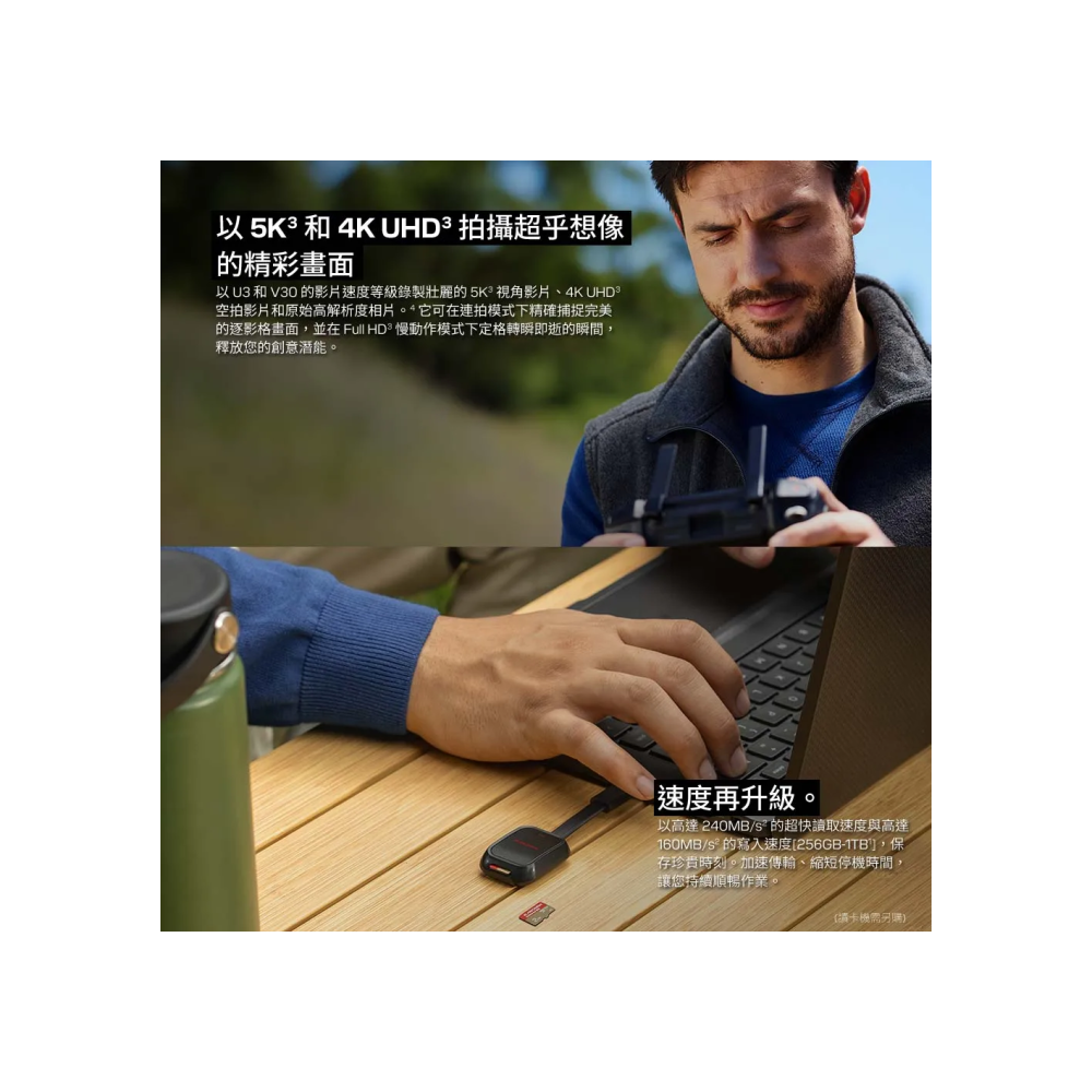 《Sunlink》公司貨  SanDisk Extreme GO U3 V30 A2 128G 128GB SDXC-細節圖4