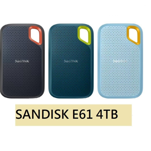 《SUNLINK》公司貨 五年保固SanDisk E61 4TB 2.5吋行動固態硬碟