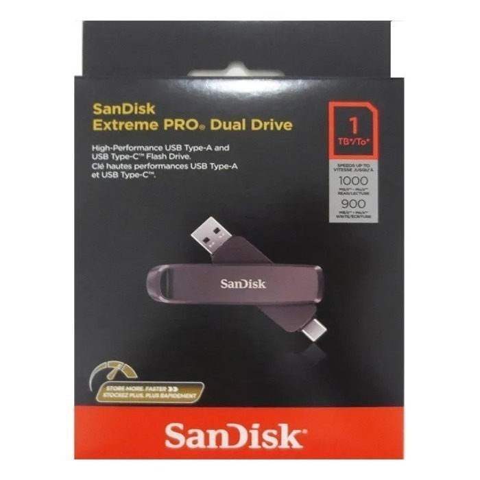 《SUNLINK》SanDisk  Extreme PRO 雙用固態行動碟SDDDE1-1T 1TB OTG隨身碟SSD-細節圖2