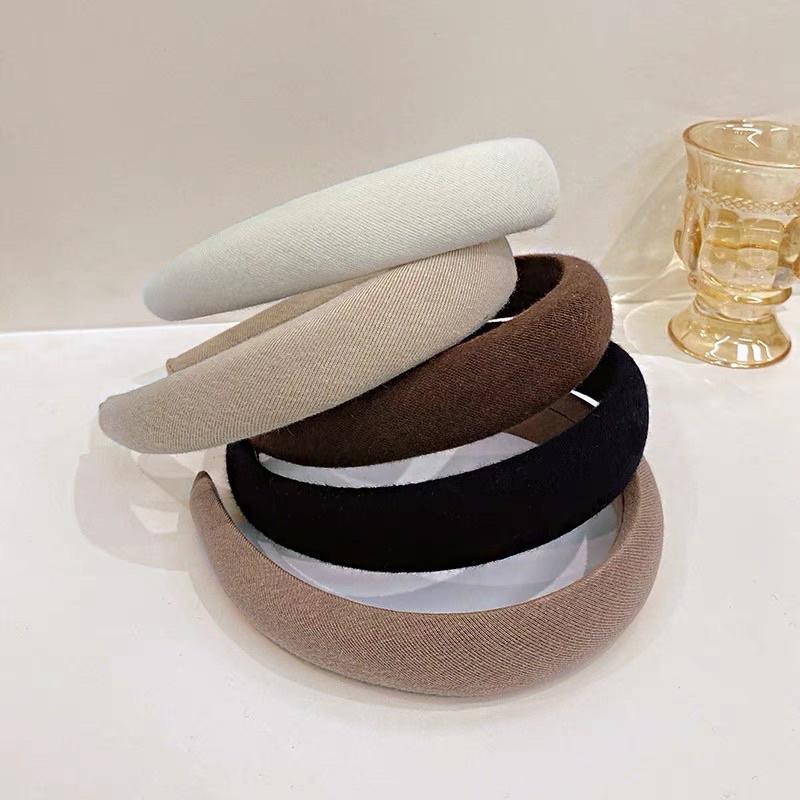 免運✨韓國大地色寬版海綿髮窟髮箍 高顱頂髮箍 高顱髮箍 蝴蝶結髮箍 愛心髮箍-細節圖2