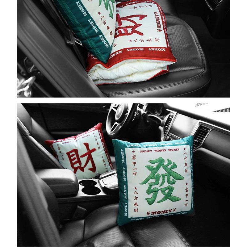現貨✨聖誕交換禮物🎁抱富發財抱枕毯 雙用抱枕毯-細節圖7