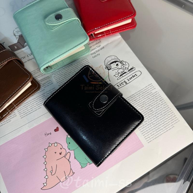 現貨♡皮質活頁手賬本M5 5孔活頁本 質感皮革手帳筆記 旅遊筆記 小紅書 粉色 薄荷巧克力 熱門 手帳 素材 紀錄-細節圖7