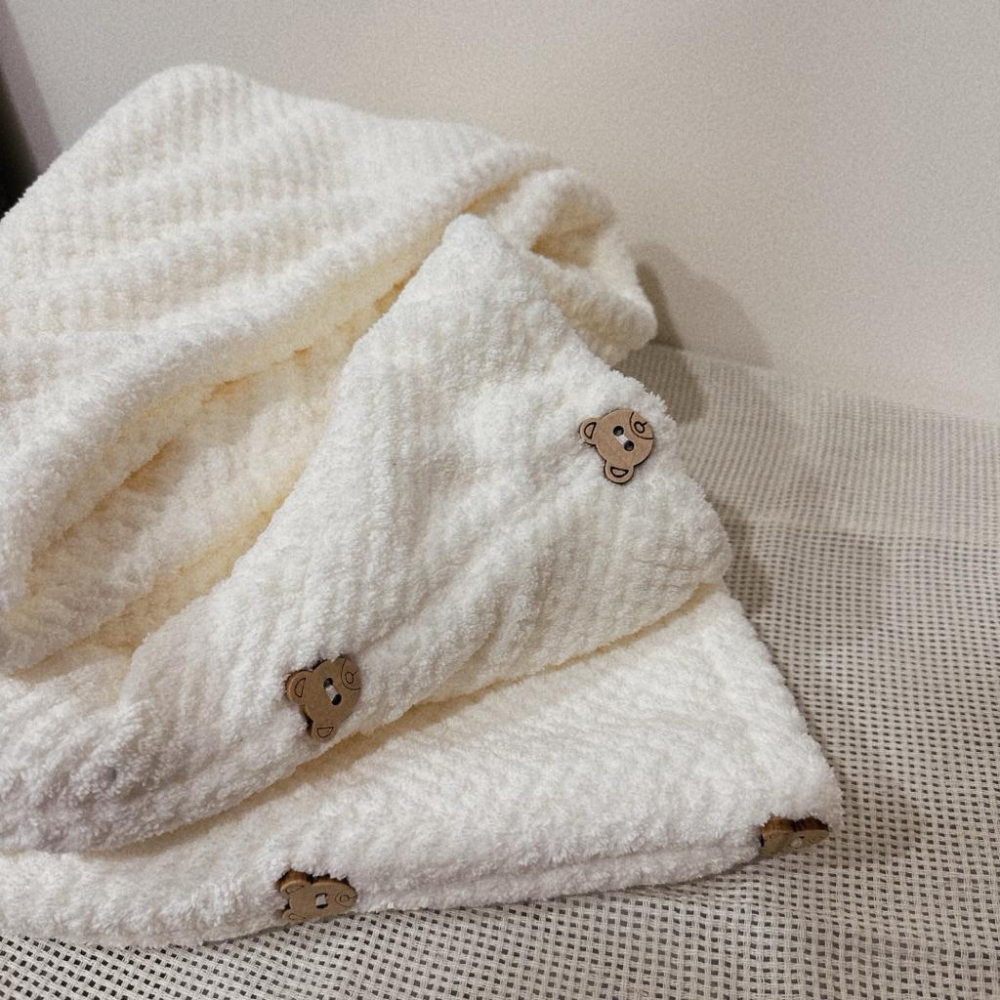 免運✨雙層加厚 珊瑚絨乾髮帽 包頭巾 速乾帽  擦頭巾 速乾毛巾 吸水毛巾 乾髮巾 浴帽 包頭布 速乾包頭巾-細節圖5