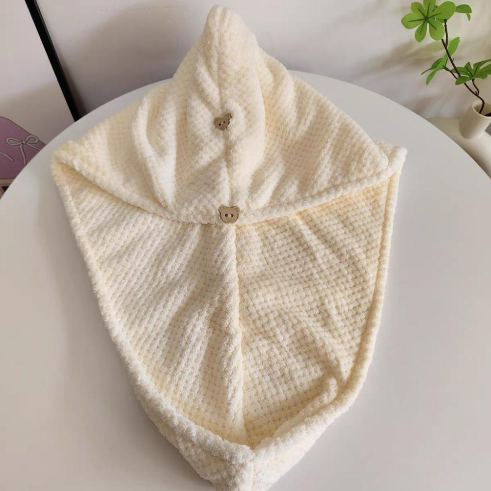 免運✨雙層加厚 珊瑚絨乾髮帽 包頭巾 速乾帽  擦頭巾 速乾毛巾 吸水毛巾 乾髮巾 浴帽 包頭布 速乾包頭巾-細節圖7