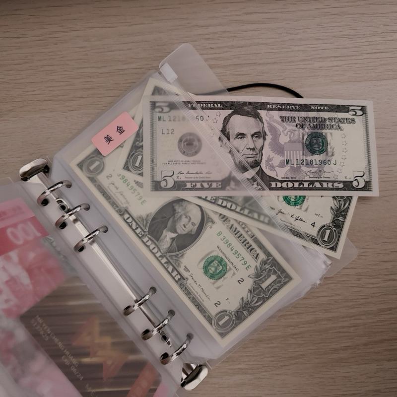 現貨✨活頁夾鏈袋 活頁收納袋 理財收納本 A6磨砂透明拉鏈袋收納本 外幣收納本 外幣收納包 透明資料夾 透明資料袋-細節圖9