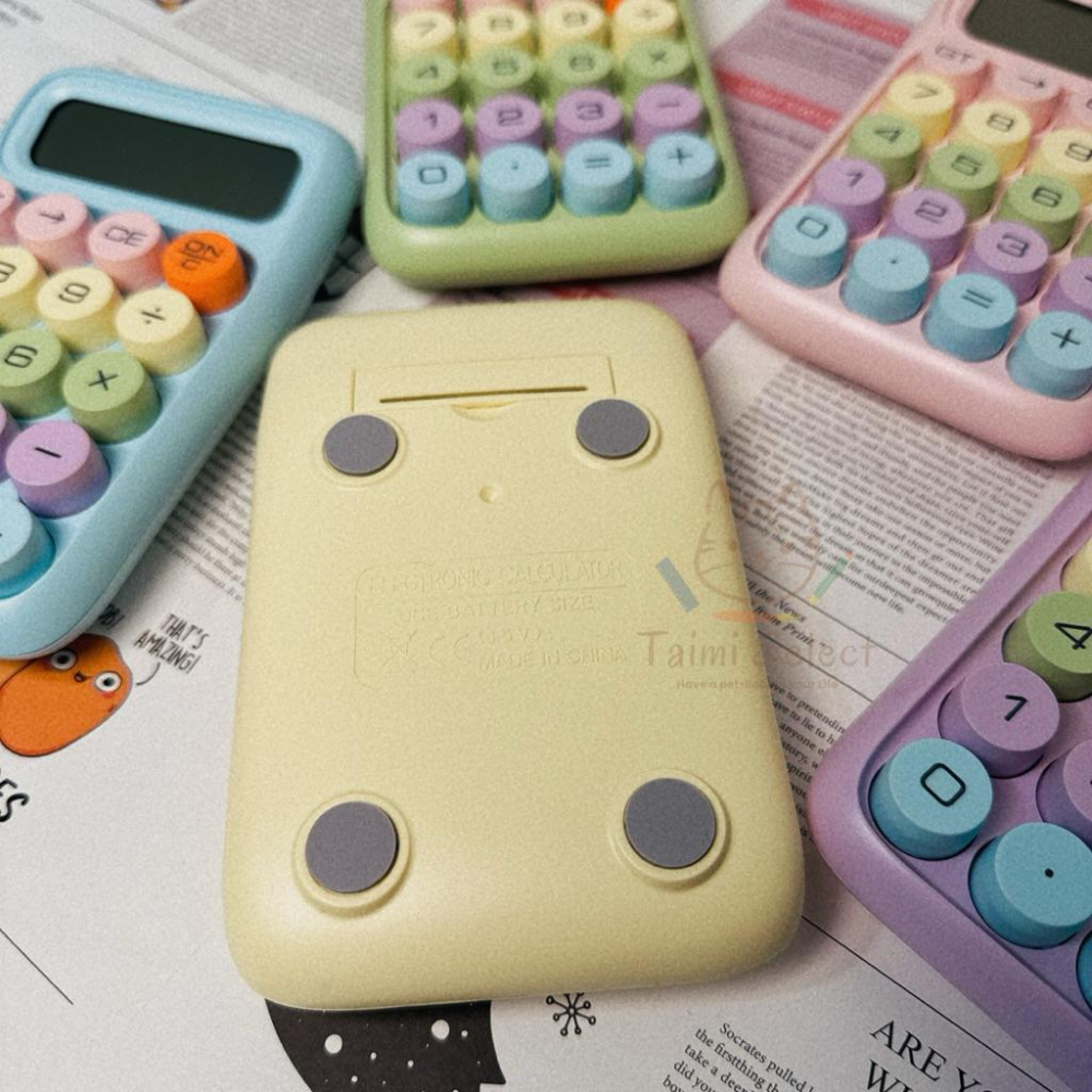 現貨✨多巴胺青軸按鍵計算機 糖果色計算機 彩色舒壓計算機-細節圖7