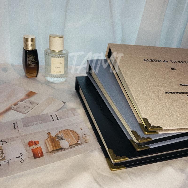 現貨✨韓國票根收納冊 演唱會門票收納機票整理收納 登機證收納收藏 票卷收藏本 票根收納本票根整理 手帳收藏機票收納-細節圖3