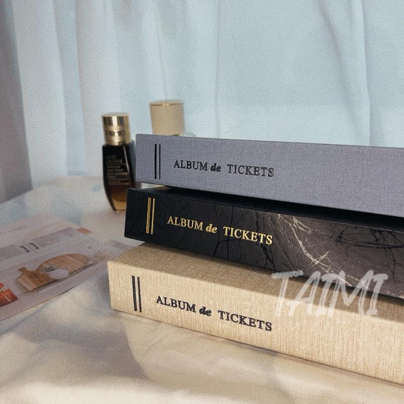 現貨✨韓國票根收納冊 演唱會門票收納機票整理收納 登機證收納收藏 票卷收藏本 票根收納本票根整理 手帳收藏機票收納-細節圖5