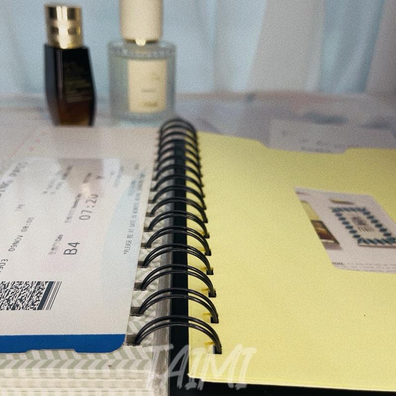 現貨✨韓國票根收納冊 演唱會門票收納機票整理收納 登機證收納收藏 票卷收藏本 票根收納本票根整理 手帳收藏機票收納-細節圖6