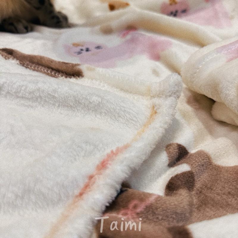 現貨✨超柔軟萌貓咪牛奶絨毛毯子 空調毯 冷氣毯 沙發毯 午休毯 午睡毯 萬用毯 毛毯 法蘭絨 萬用毯 寵物毯-細節圖5