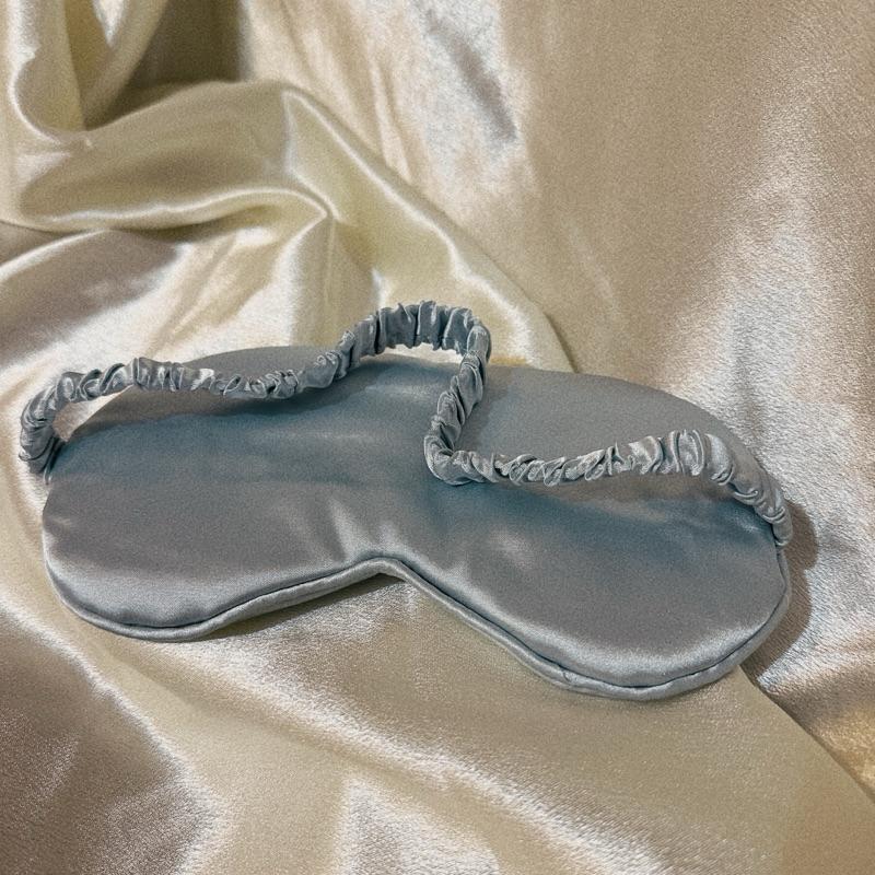 免運✨仿真絲透氣遮光舒眠眼罩 遮光眼罩 舒眠眼罩 透氣眼罩 親膚眼罩-細節圖5