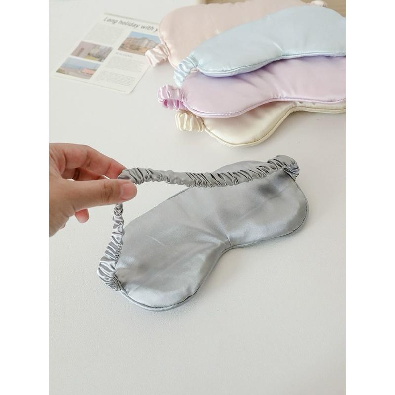 免運✨仿真絲透氣遮光舒眠眼罩 遮光眼罩 舒眠眼罩 透氣眼罩 親膚眼罩-細節圖6