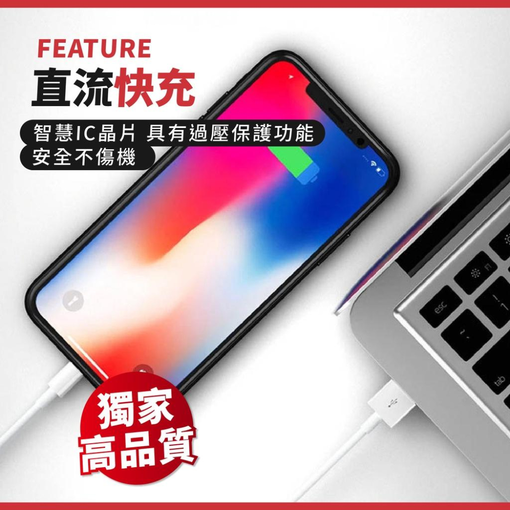 🔥台灣出貨免運🔥充電線 蘋果充電線 適用iPhone12 11 Pro Max XR X XS 7 8 Plus-細節圖8