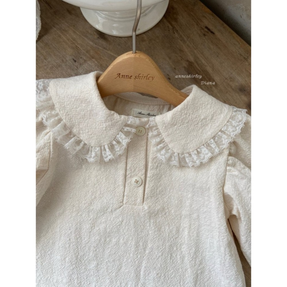 ❄️米白18M現貨❄️Anne Shirley娃娃領襯衫🧸韓國童裝-細節圖4