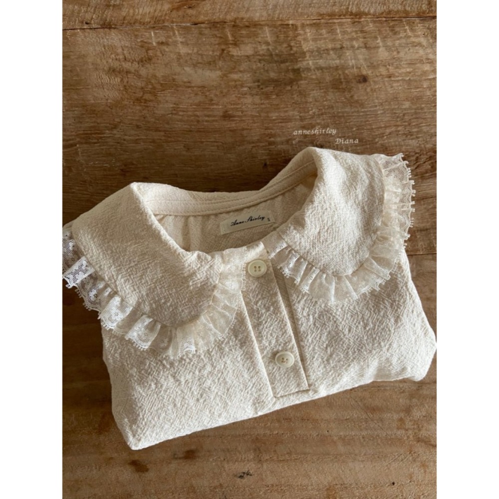❄️米白18M現貨❄️Anne Shirley娃娃領襯衫🧸韓國童裝-細節圖6