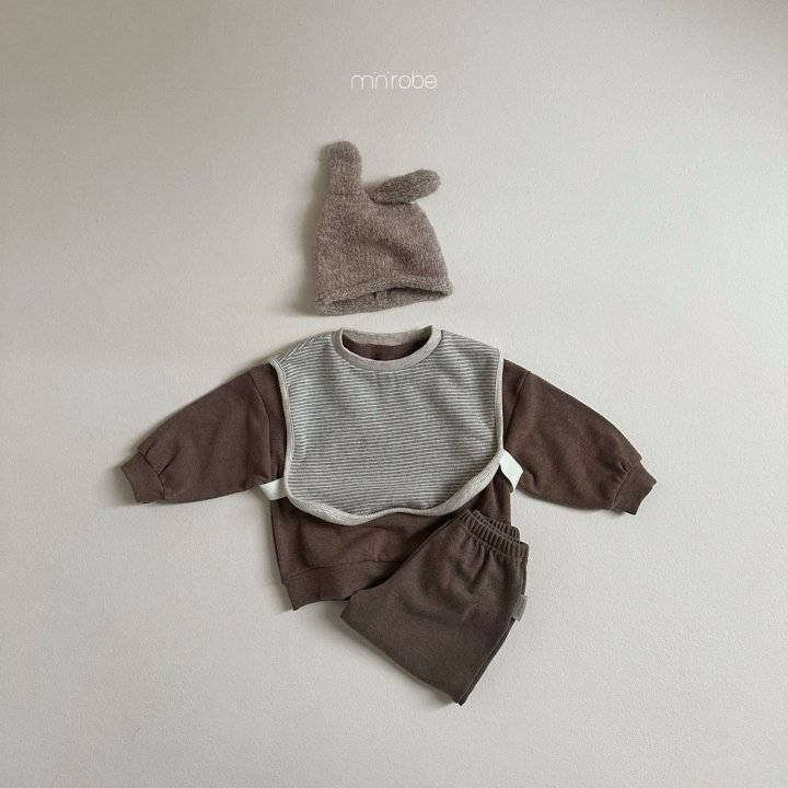 ❄️淺灰現貨❄️ minirobe 橫條紋造型背心🧸韓國童裝-細節圖8