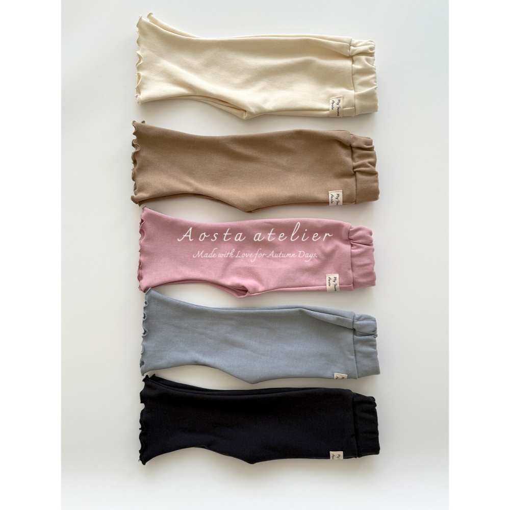 🍂粉色80現貨🍂 AOSTA 基本款小喇叭褲🧸小寶衣櫃-細節圖4