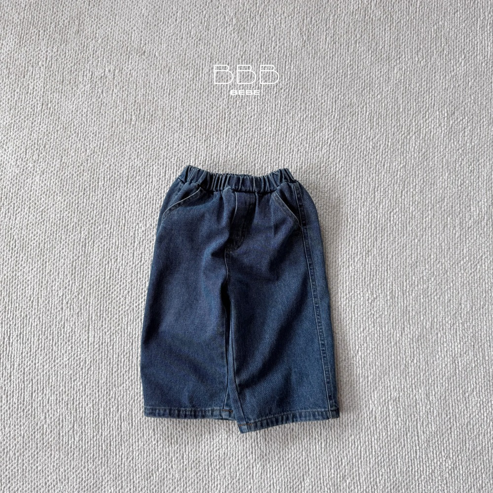 🍂牛仔75現貨🍂bella bambina 基本款鬆緊長褲🧸韓國童裝-細節圖3