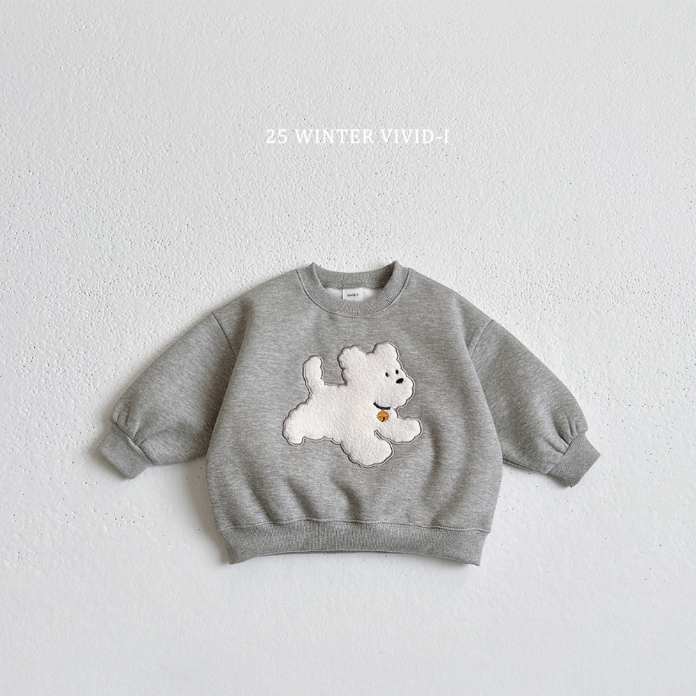 ❄️灰100現貨❄️vividi 可愛動物刷毛上衣🧸韓國童裝-規格圖8