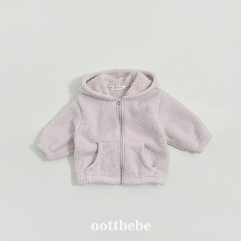 ❄️粉紫85/深藍105現貨❄️oottbebe 毛茸茸保暖連帽外套🧸韓國童裝-規格圖11