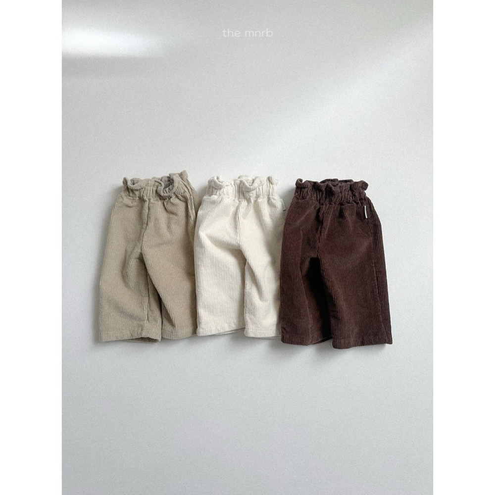 ❄️杏80現貨❄️ minirobe 燈心絨長褲🧸韓國童裝-細節圖2