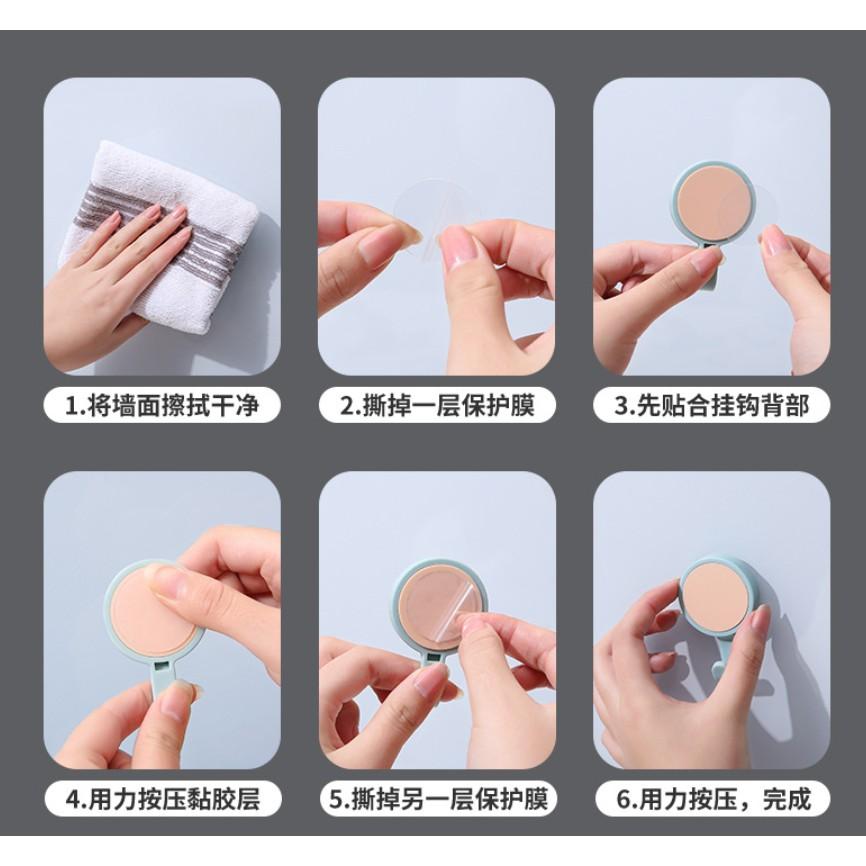 皮老闆3C賣場 北歐風雙色掛勾 旋轉掛勾 北歐風圓形單色掛勾 雙色圓形掛勾 圓形掛勾 壁掛 小掛鉤 免釘 無痕 掛鈎-細節圖6