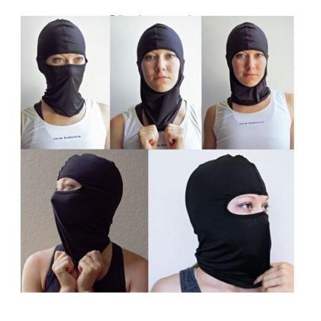 台灣現貨 彈性萊卡透氣排汗 冰涼頭套 不刺癢 抗UV防曬頭罩面罩 腳踏車頭套 自行車頭套 土匪頭巾 防曬頭套 機車頭套-細節圖6