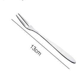 皮老闆3C賣場 不鏽鋼小叉子 水果叉 甜點叉 蛋糕叉 西餐 餐具碗盤 廚房用品 刀叉  叉子 環保 台灣 現貨-細節圖3